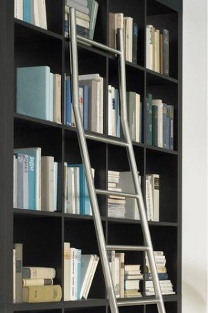 MWE Stainless Steel Library Ladders