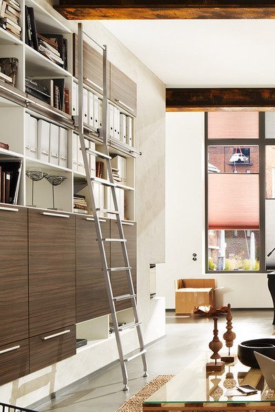 MWE Stainless Steel Library Ladder