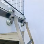 SL.501 Rolling Library Ladder - Twin Roller Closeup 1