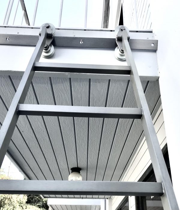 SL.501 Rolling Library Ladder - Lower View