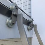 SL.501 Rolling Library Ladder - Twin Roller Closeup 2