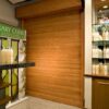 roll-up door wood