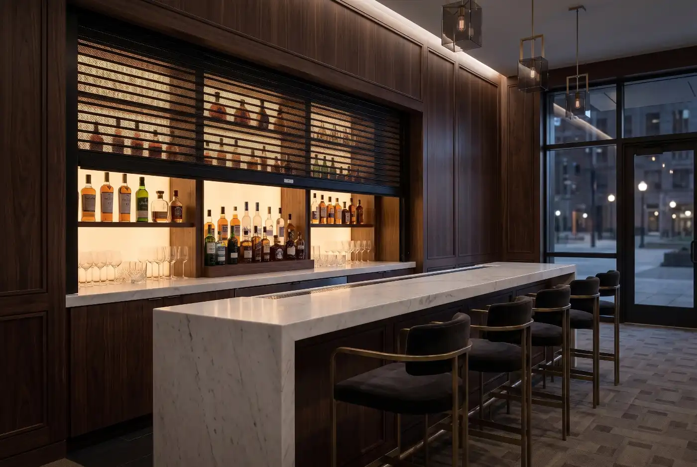 roll-up door bar