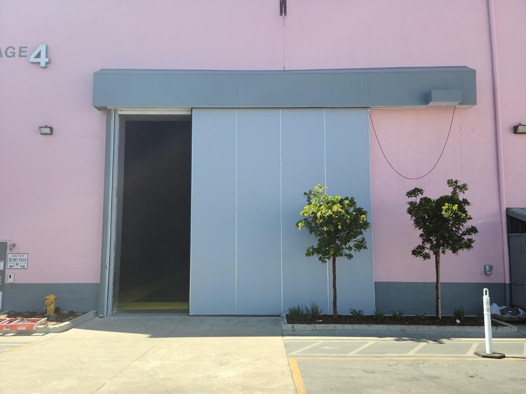 Elephant doors in sound studio